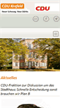 Mobile Screenshot of cdu-krefeld.de